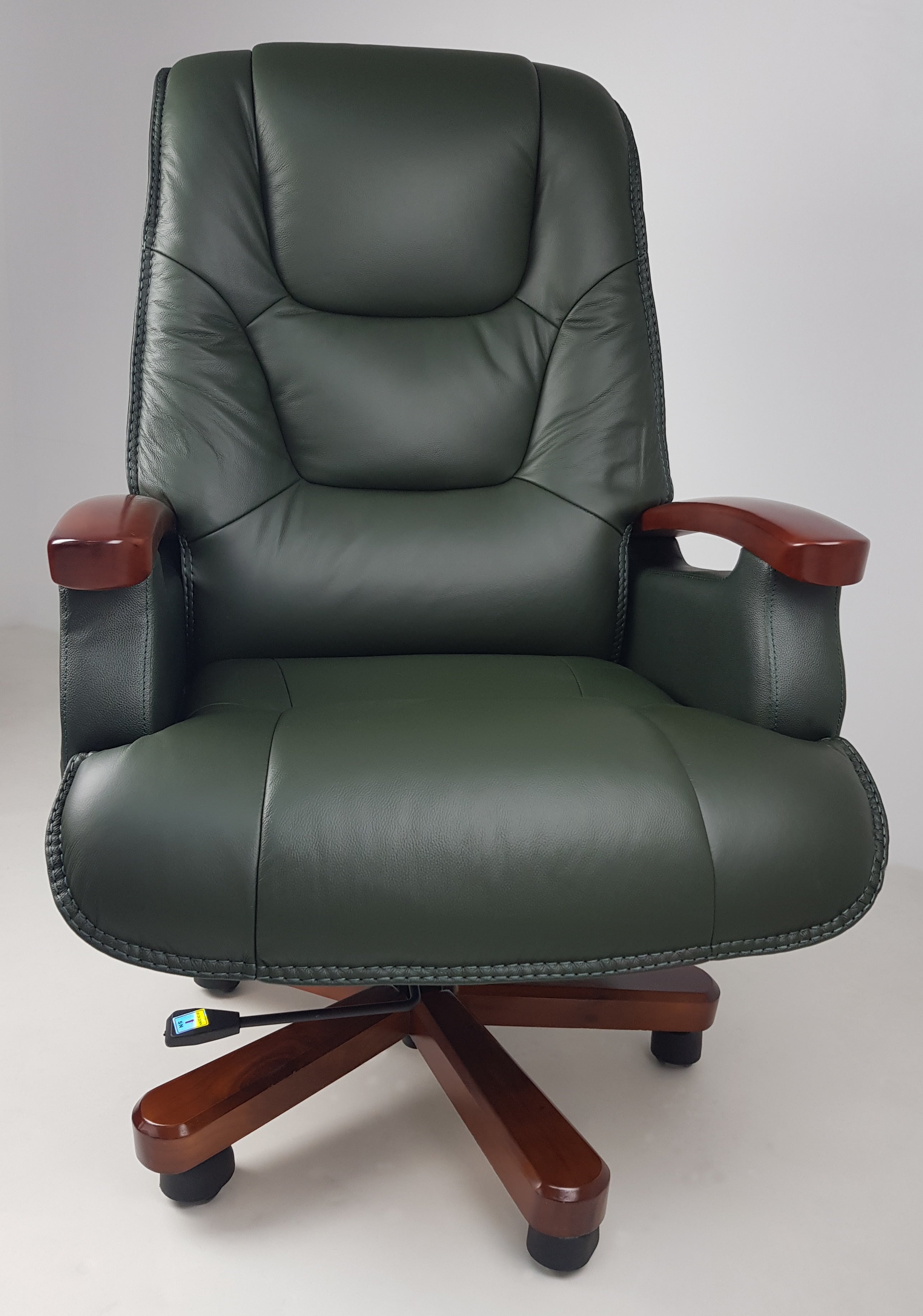 Luxury Green Leather Executive Office Chair - A302